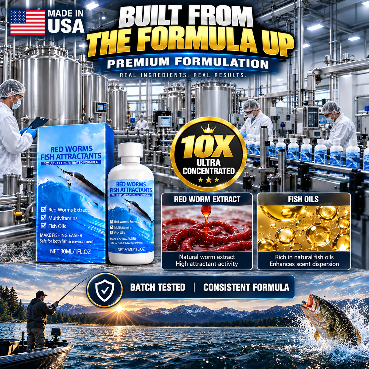 🎣TURN YOUR BAIT INTO A FISH MAGNET🐟10X Predator Signal Technology🌊ONE DROP. MAKE FISH FIND YOUR BAIT-8JX3