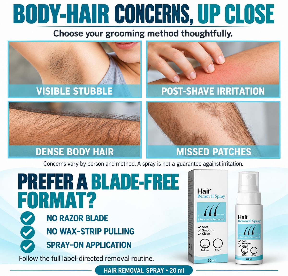 💸 Hair Removal Spray — Another Wax Appointment. Another Bill. Bring Your Routine Home. 🏠