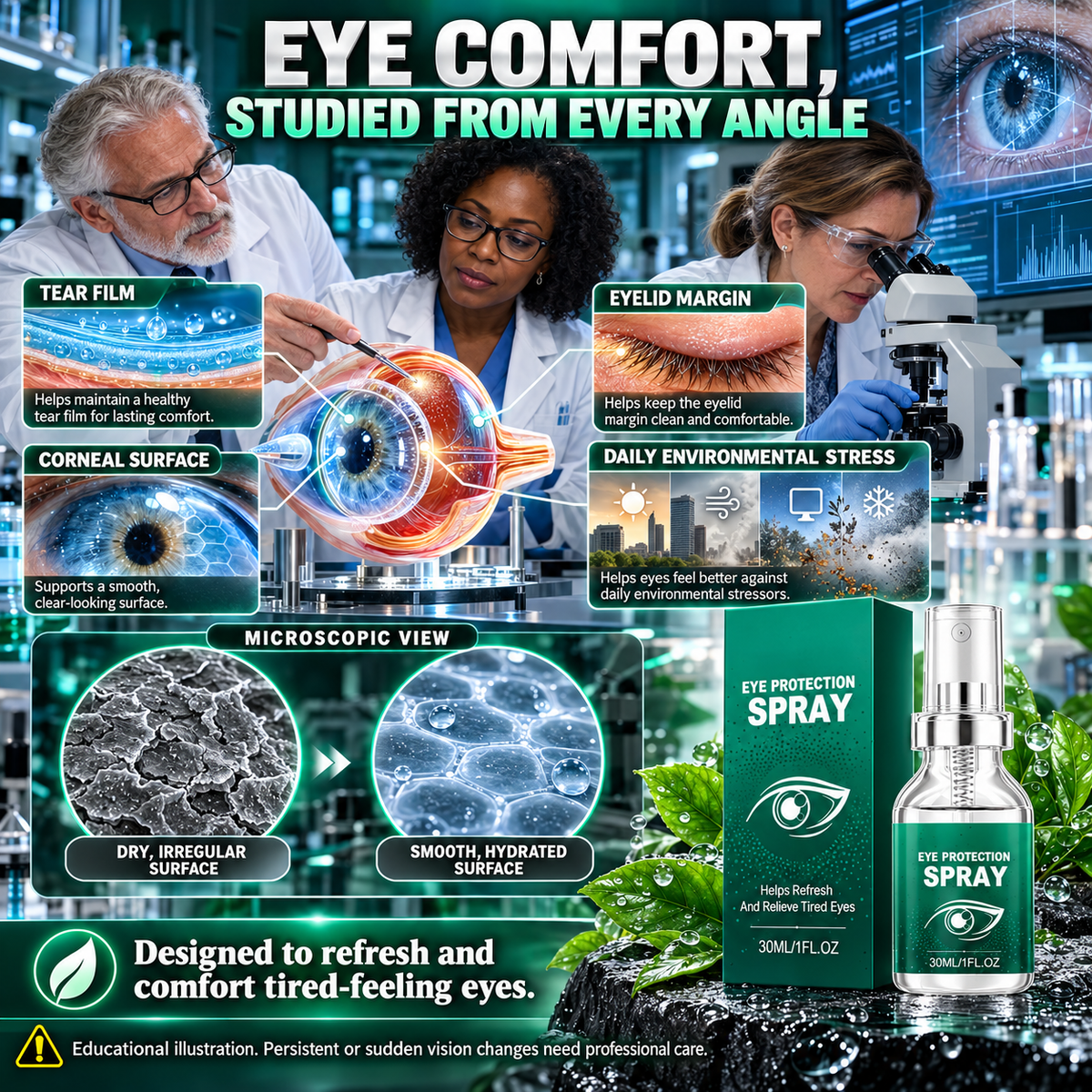 Clairvue Lutein Eye Mist – Blurry Pages, Harsh Headlights, and Cataract Worries? Your Eyes Deserve a Daily Care Ritual 👁️📖🌙⚠️-8CR5