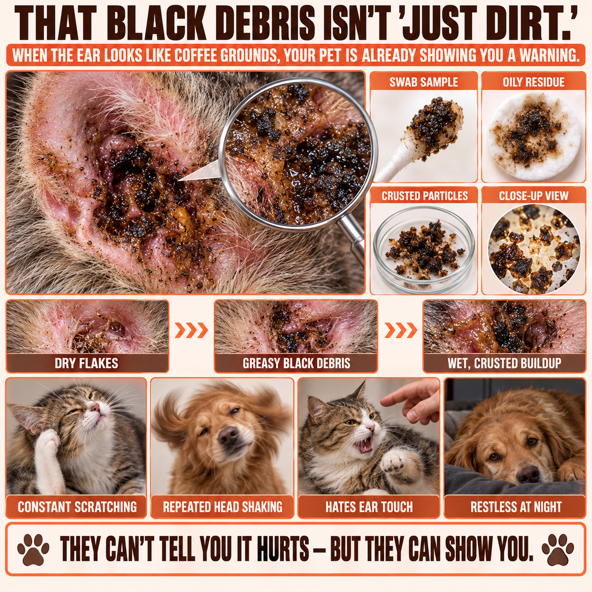 🔥 Limited-time offer 🔥 Herbal Drops For Pet 🐾Constant Ear Scratching? Head Shaking? That Smell? Check Their Ears.-8RH7