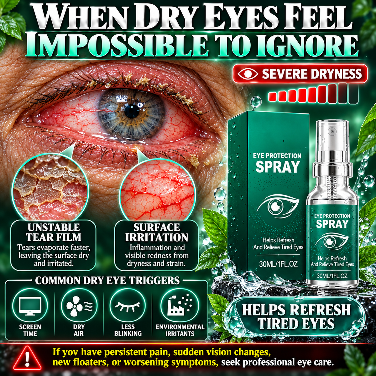 Clairvue Lutein Eye Mist – Blurry Pages, Harsh Headlights, and Cataract Worries? Your Eyes Deserve a Daily Care Ritual 👁️📖🌙⚠️-8CR5
