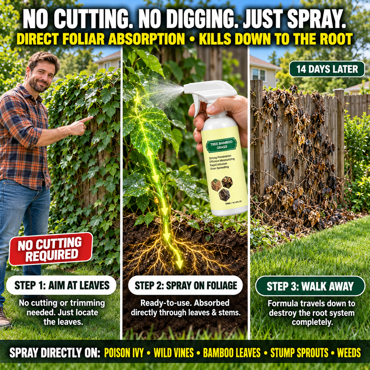 🔥 Limited-time offer 🔥Blocker Root Spray 💥 - Stop Roots Before They Damage Your Yard, Driveway & Fence and Leave You With Big Repair Bills-8RH7