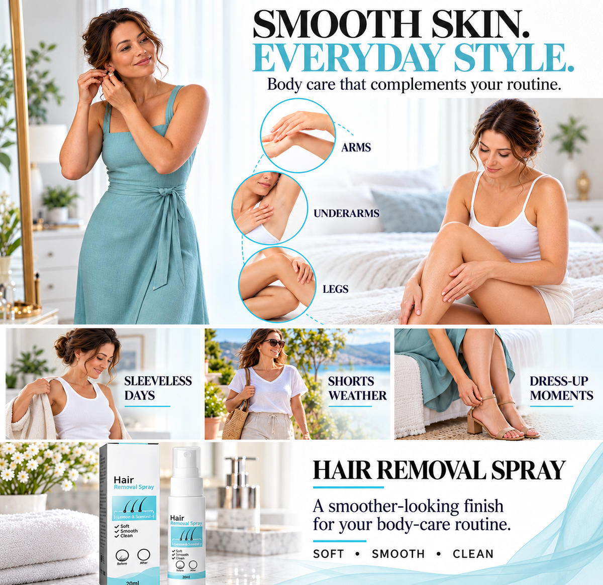 💸 Hair Removal Spray — Another Wax Appointment. Another Bill. Bring Your Routine Home. 🏠