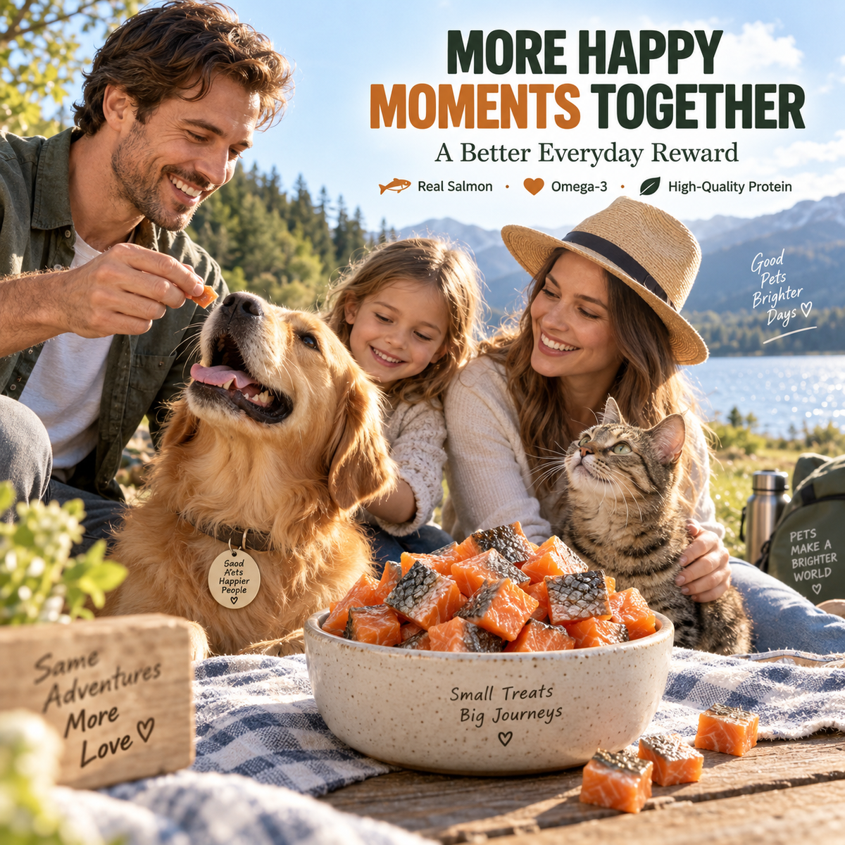 Premium Atlantic Salmon 🐟 Rich in Omega‑3 & Protein for Healthy Skin & Shiny Coats-8RH7