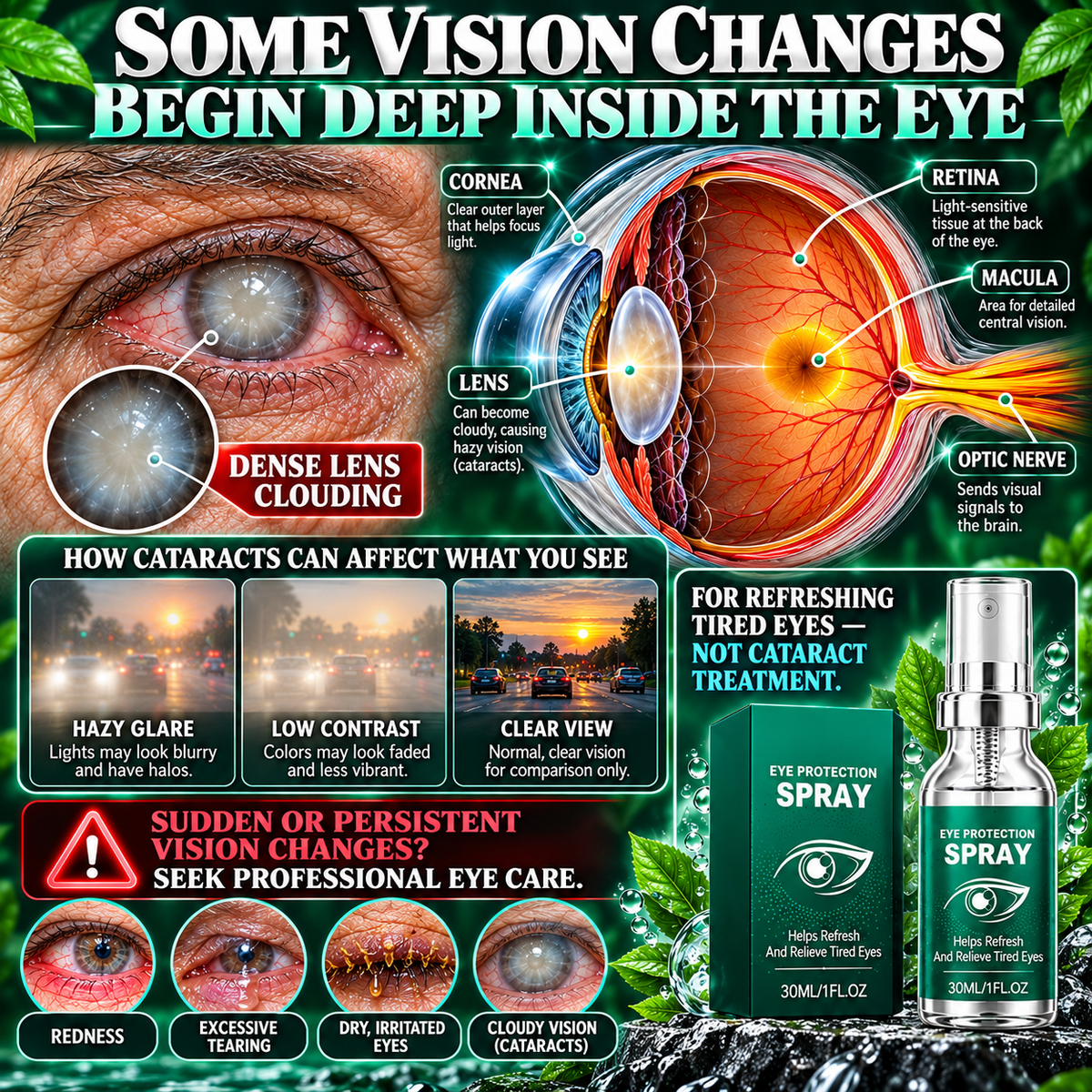 Clairvue Lutein Eye Mist – Blurry Pages, Harsh Headlights, and Cataract Worries? Your Eyes Deserve a Daily Care Ritual 👁️📖🌙⚠️-8CR5