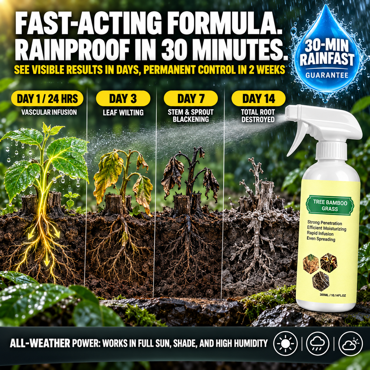 🔥 Limited-time offer 🔥Blocker Root Spray 💥 - Stop Roots Before They Damage Your Yard, Driveway & Fence and Leave You With Big Repair Bills-8RH7