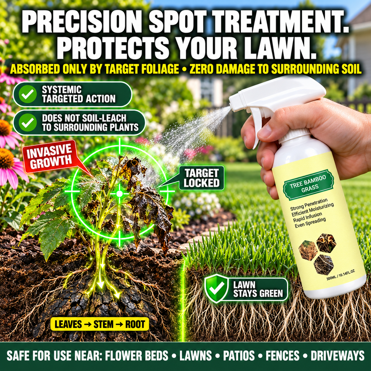 🔥 Limited-time offer 🔥Blocker Root Spray 💥 - Stop Roots Before They Damage Your Yard, Driveway & Fence and Leave You With Big Repair Bills-8RH7