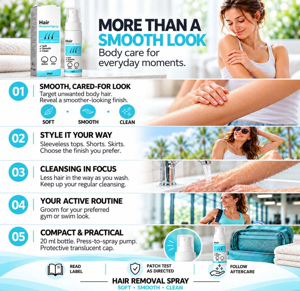 💸 Hair Removal Spray — Another Wax Appointment. Another Bill. Bring Your Routine Home. 🏠